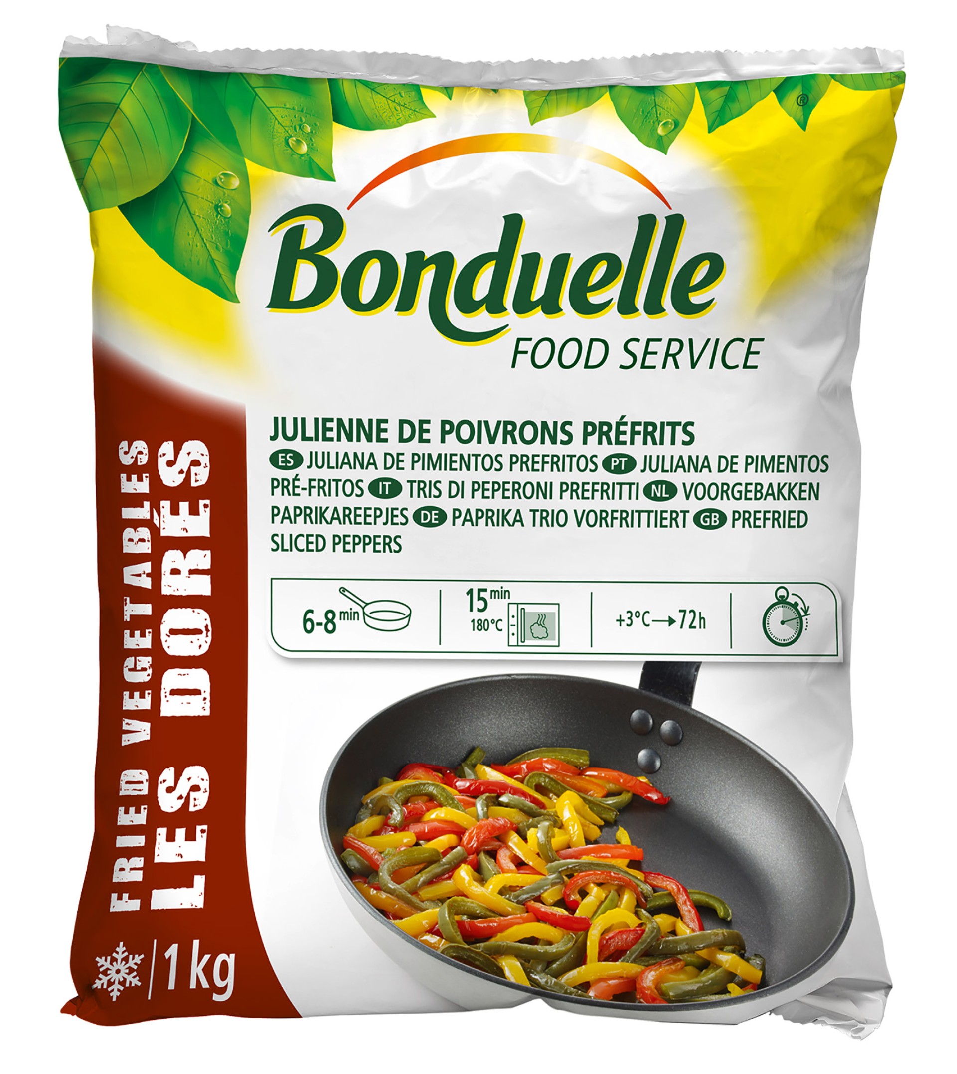 Juliana Pimentos Fritos Congelados Bonduelle 6x1 kg