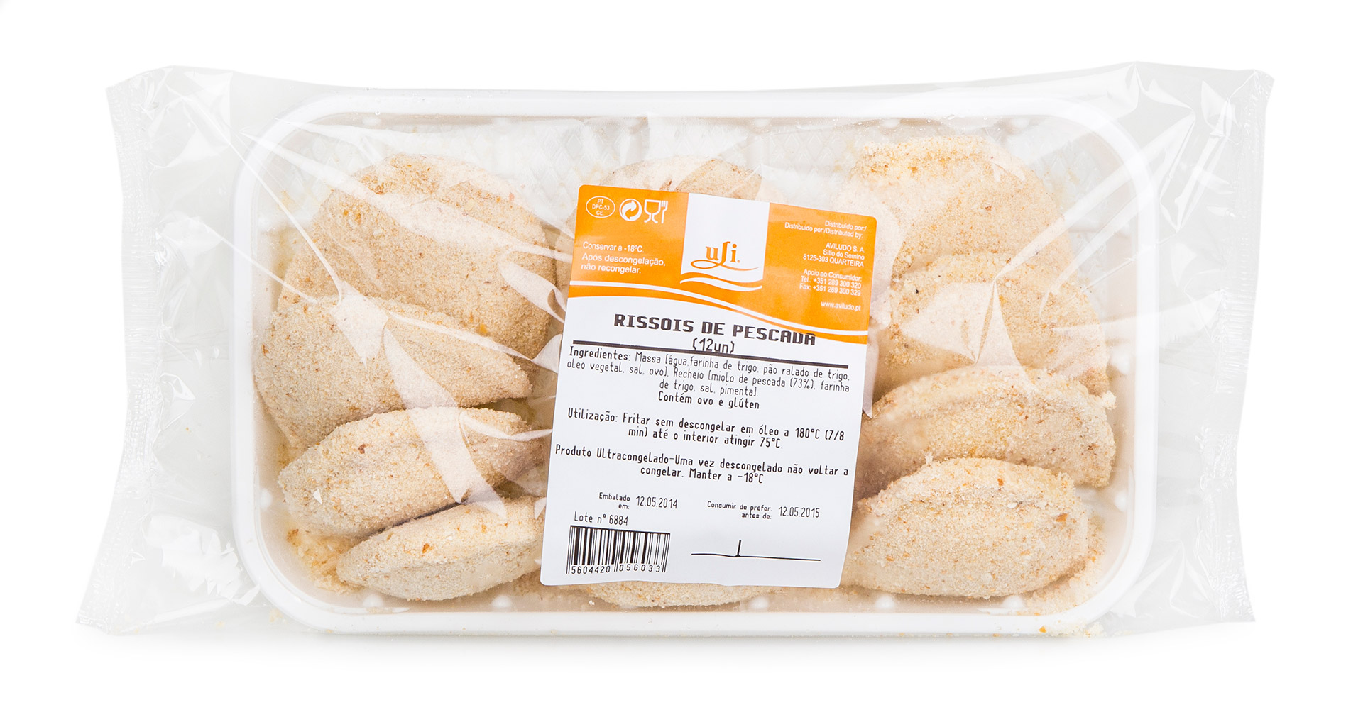 Rissóis Peixe Congelados Uli 10x12 Un Rissóis Peixe Congelados Uli 10x12 Un