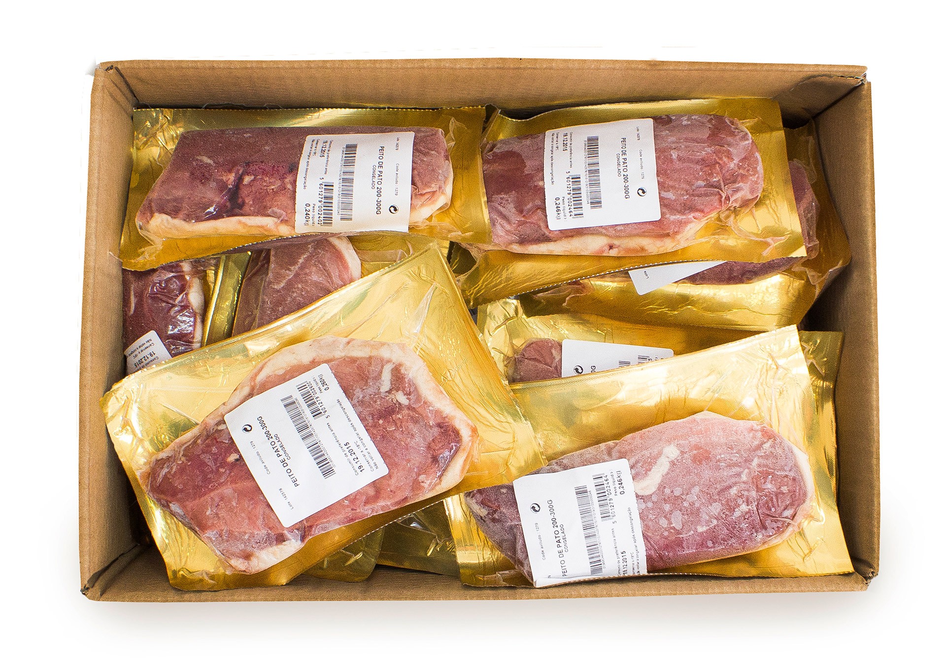 Pato Peito 200/300 g Congelado Cx +/- 5 kg V�cuo