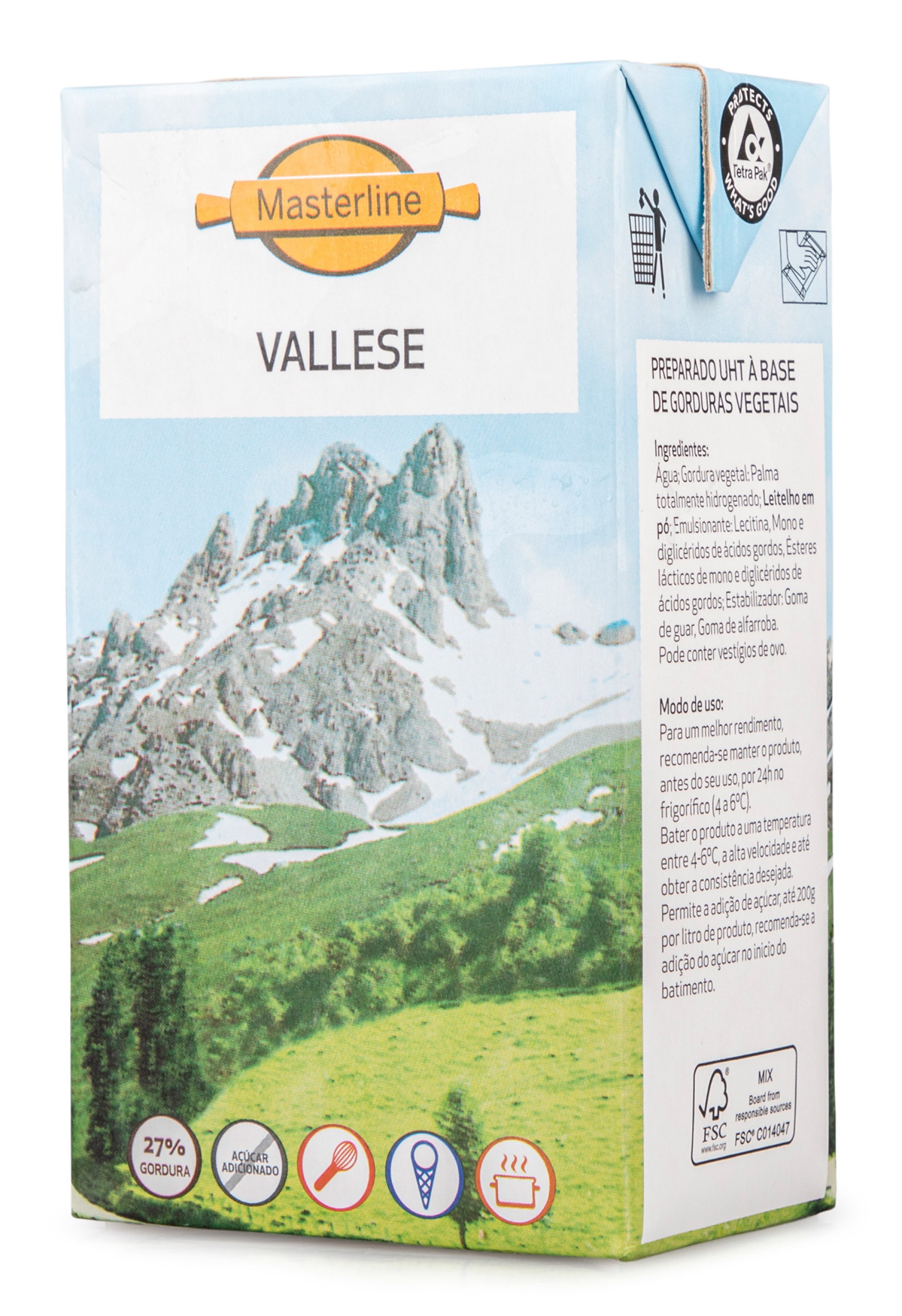 Creme p/ Chantilly Vallese l Creme p/ Chantilly Vallese l