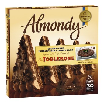 Bolo Amndoa Chocolate Toblerone Congelado 1 kg