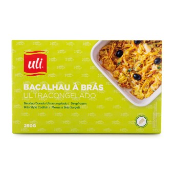 Bacalhau Brs s/ Glten Congelado Uli 10x250 g