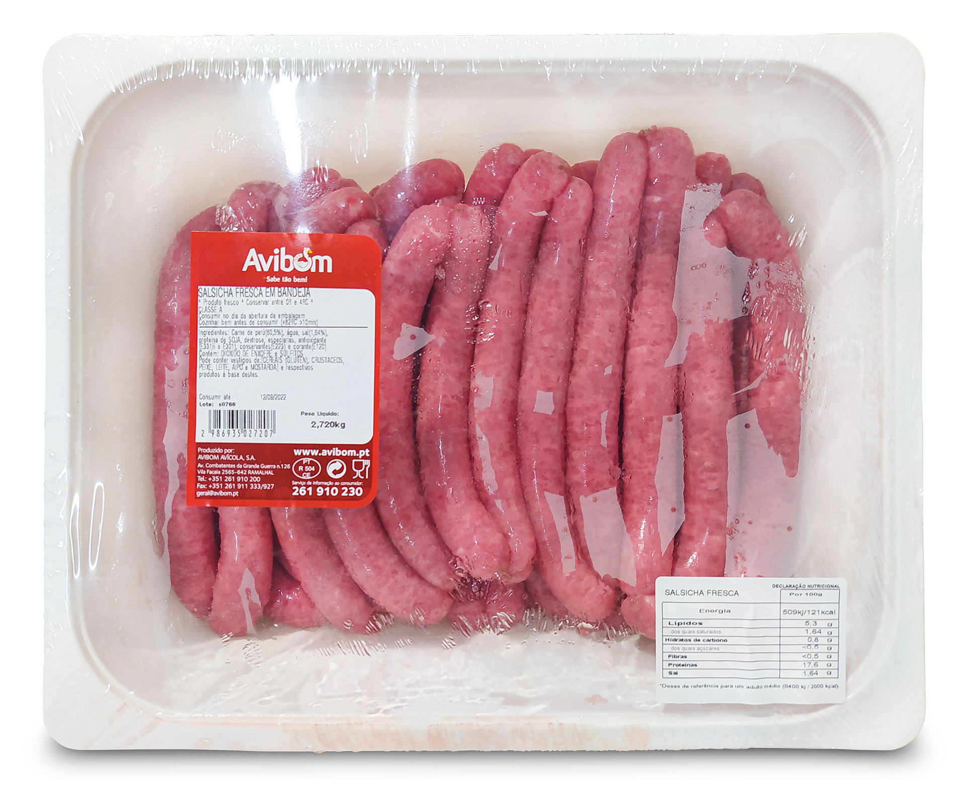 Salsichas Peru Frescas Bandeja Salsichas Peru Frescas Bandeja