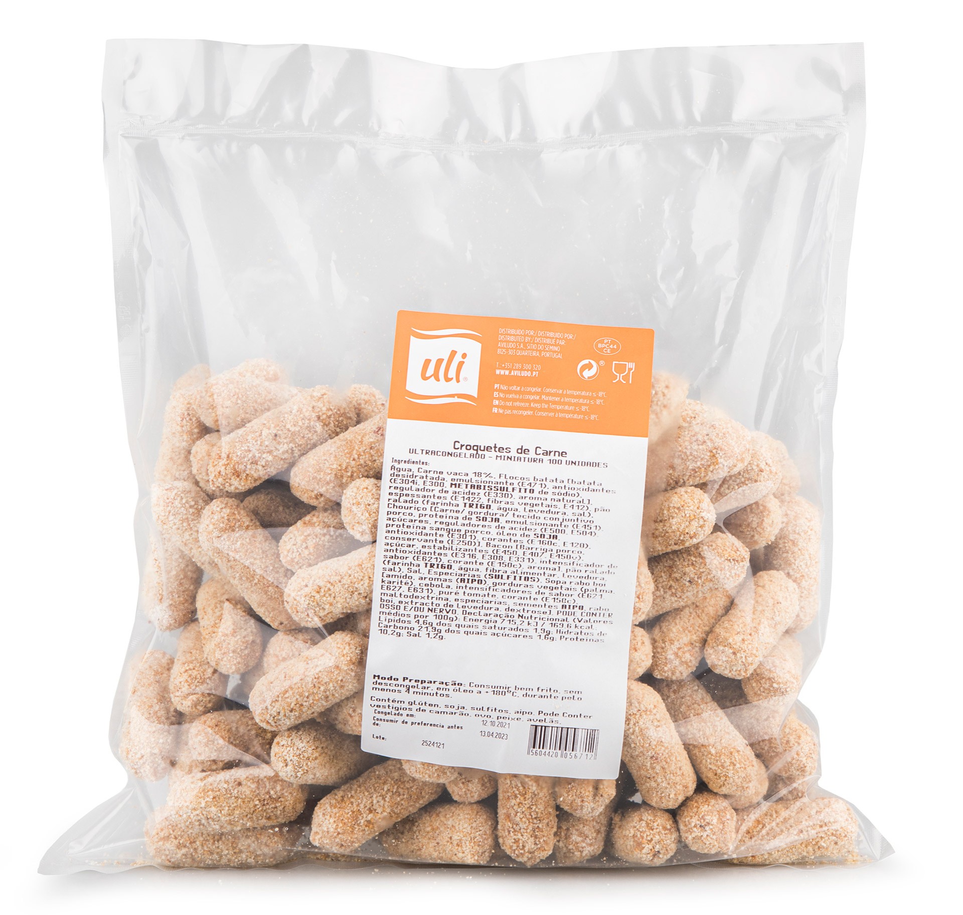 Croquetes Carne Mini Uli Cx 200 Un