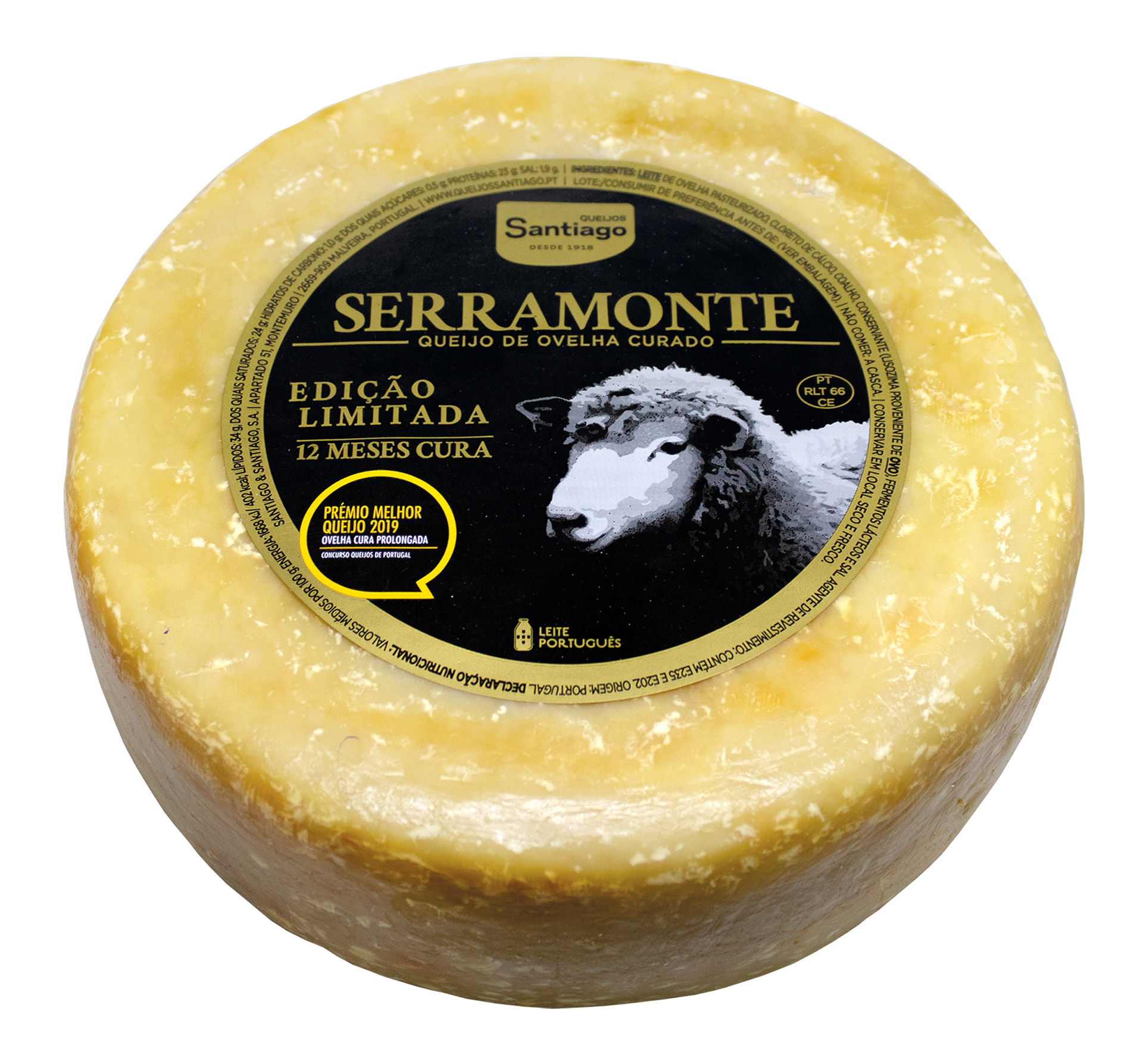 Queijo Ovelha Curado Serramonte +/- 1,5 kg Queijo Ovelha Curado Serramonte +/- 1,5 kg