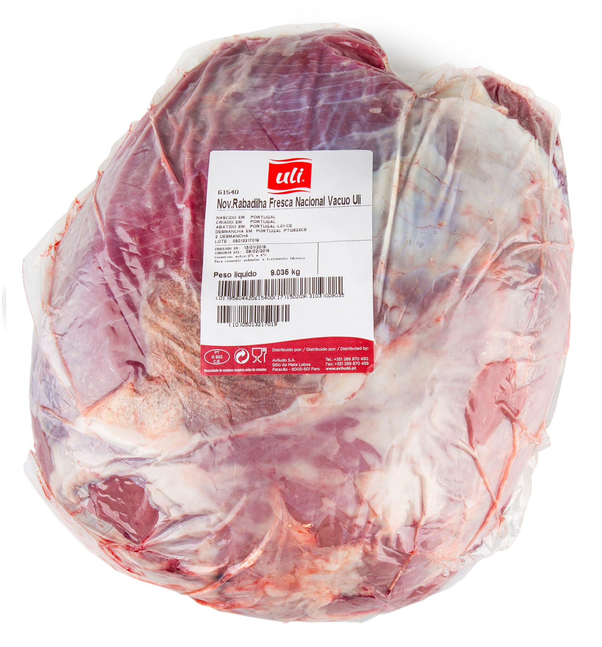 Novilho Rabadilha Fresca Nacional Uli V�cuo