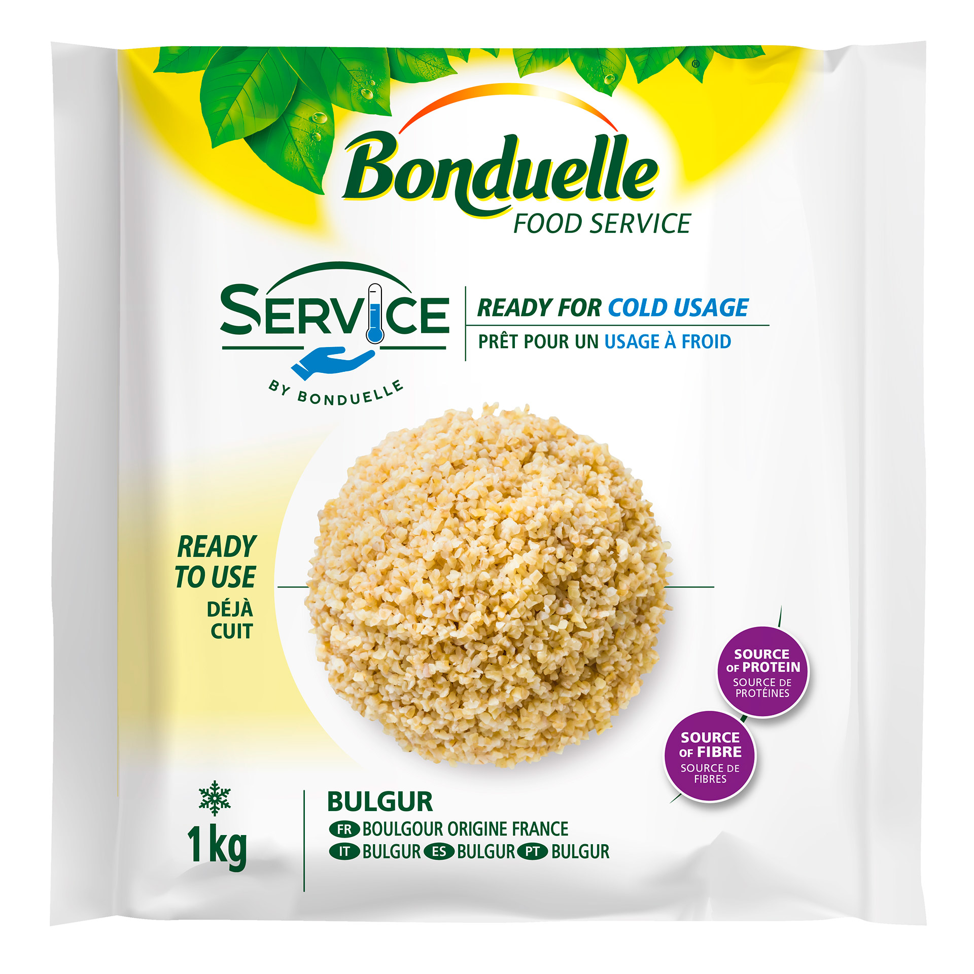 Bulgur Service Congelado Bonduelle 6x1 kg