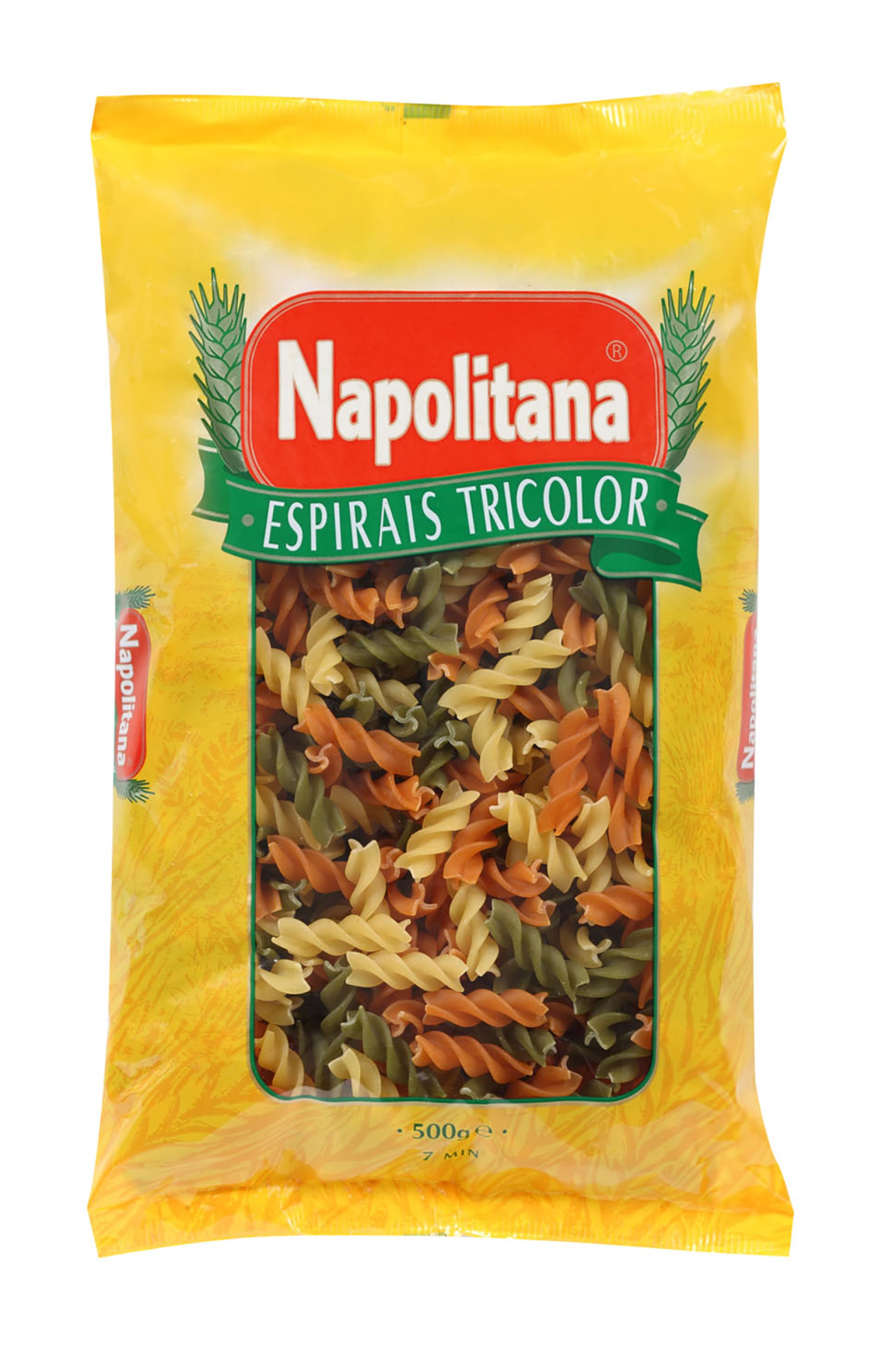 Massa Espirais Tricolor Napolitana 20x500 g