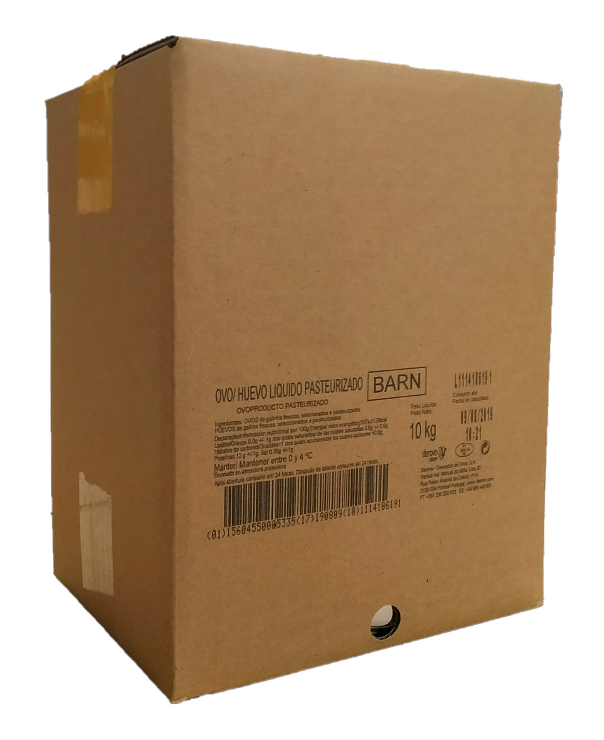 Ovo Líquido Pasteurizado Inteiro Solo 10 kg Ovo Líquido Pasteurizado Inteiro Solo 10 kg