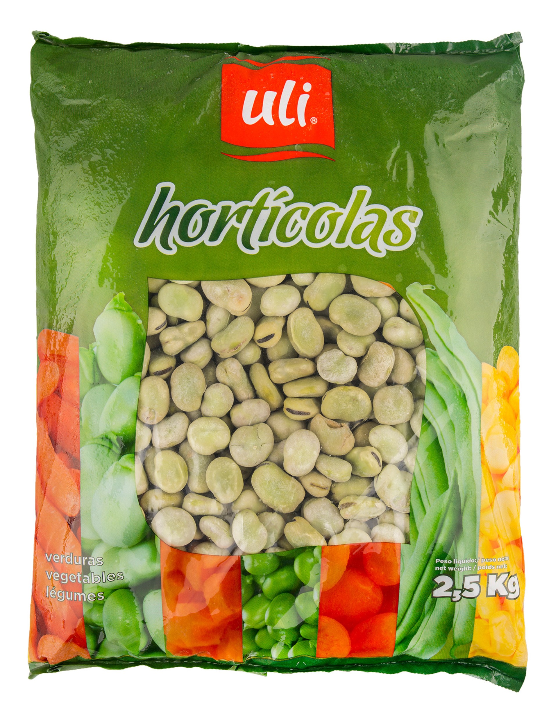 Favas Grandes Congeladas Uli 4x2,5 kg