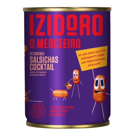 Salsichas Cocktail Izidoro Lata 2x1,5 kg