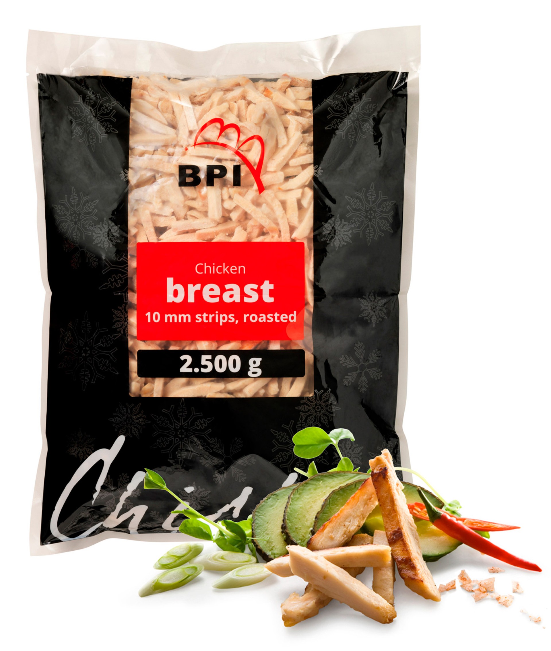 Frango Peito Tiras Grelhado Congelado 4x2,5 kg Frango Peito Tiras Grelhado Congelado 4x2,5 kg