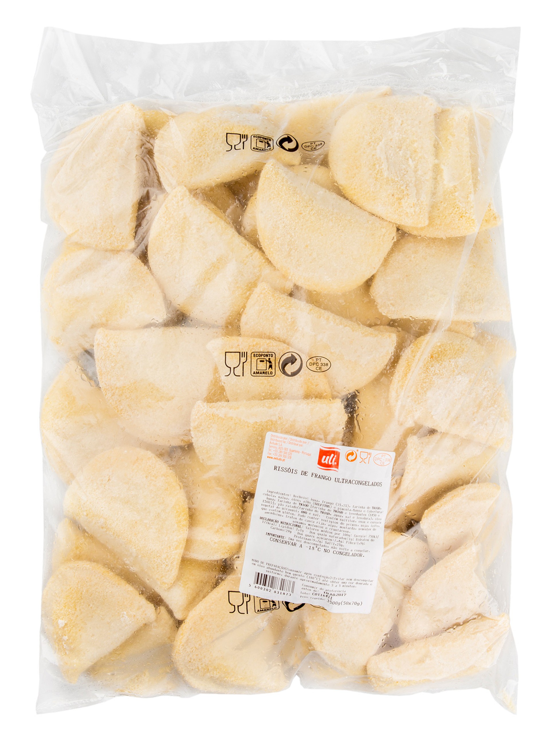 Riss�is Frango Grandes Congelados Uli Cx 50 Un