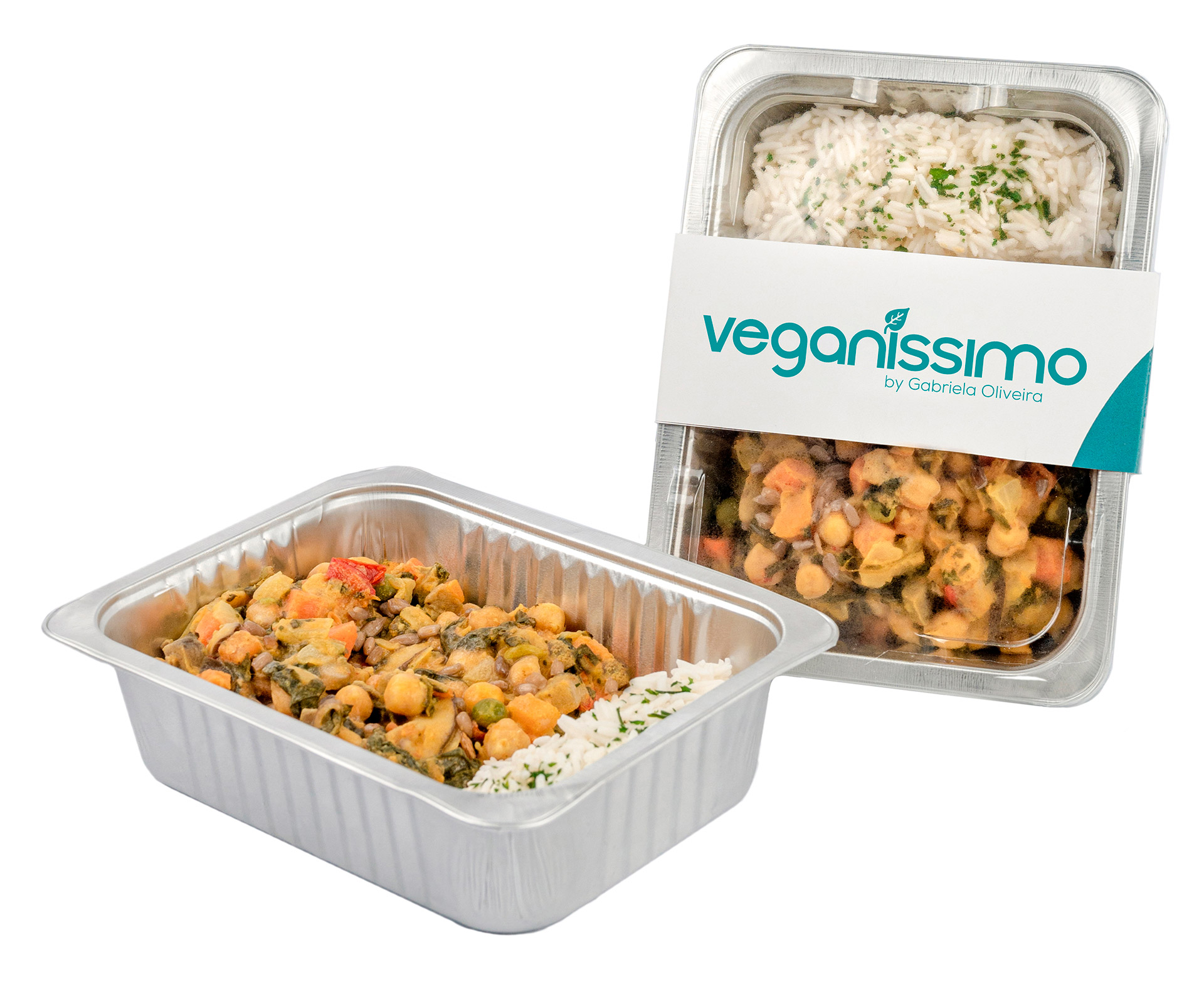 Caril Legumes Arroz Basmati Vegan Congelado 6x400 g