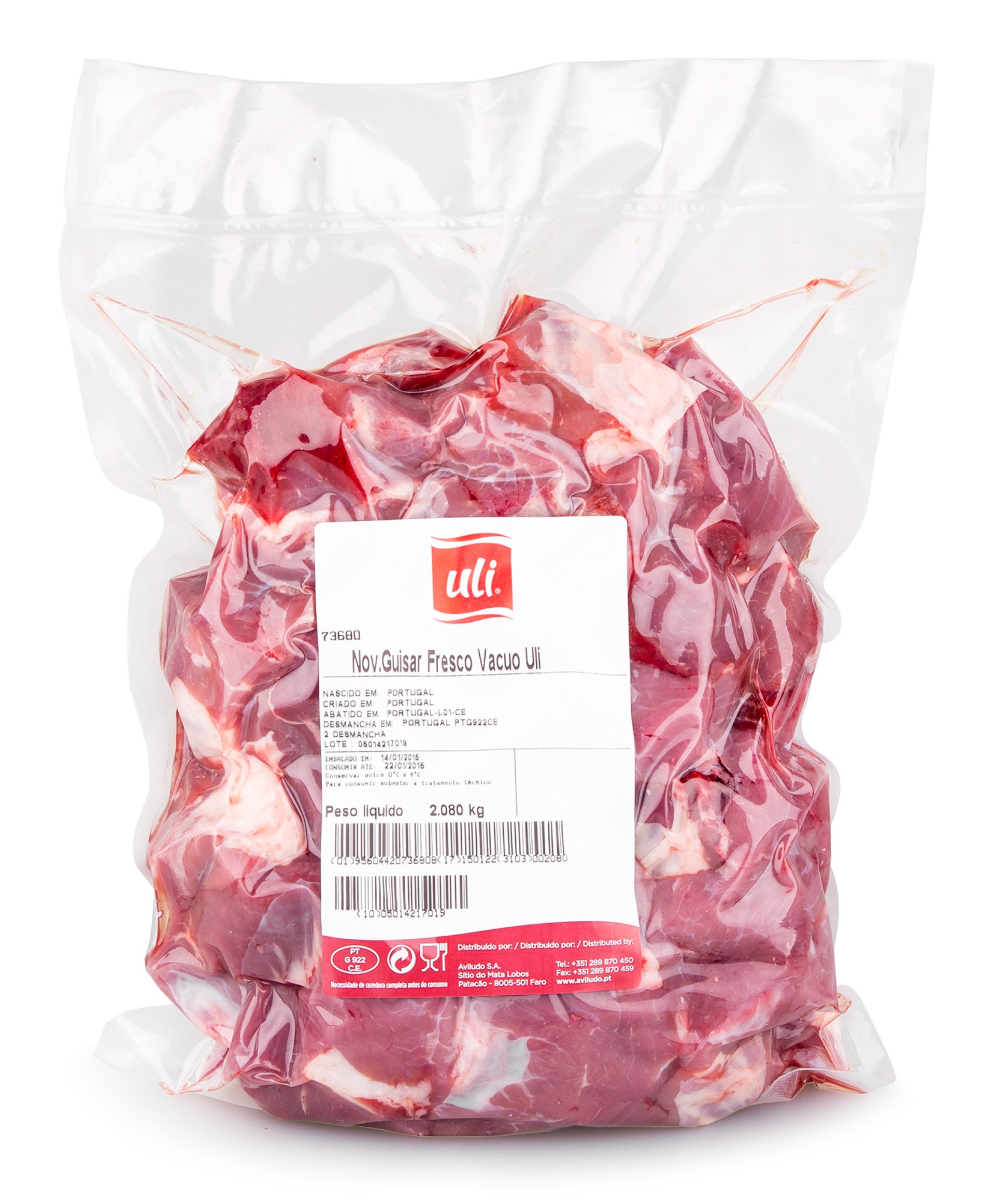 Novilho Guisar Fresco Uli V�cuo