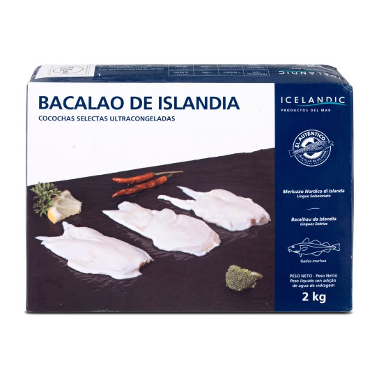 L�nguas Bacalhau Congeladas Icelandic Cx 2 kg