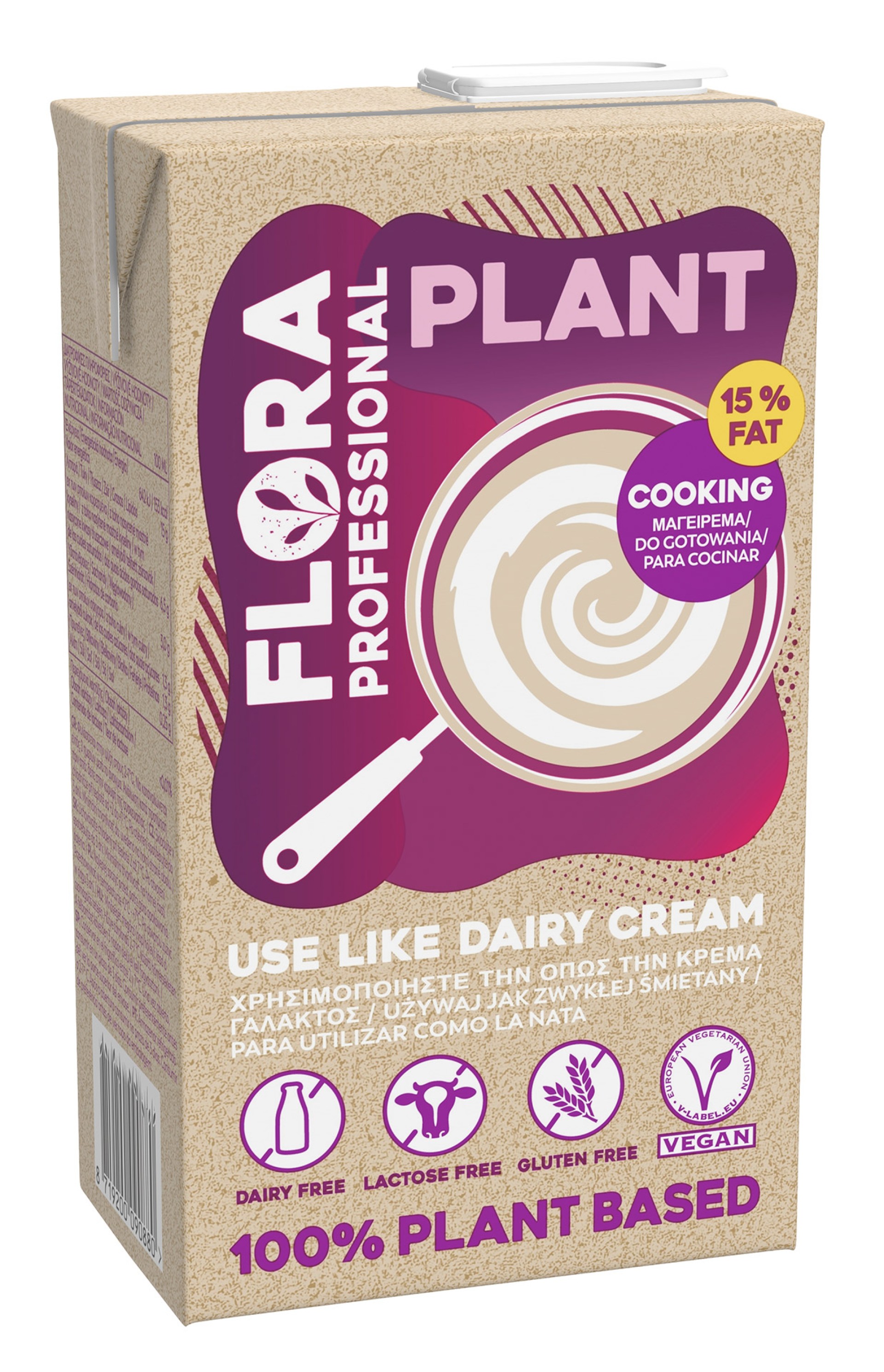 Creme Flora Plant 15% 8x1 l Creme Flora Plant 15% 8x1 l