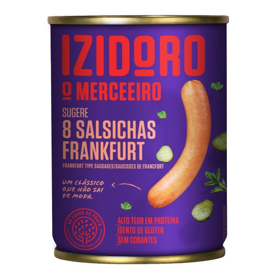 Salsichas Frankfurt Izidoro 12x8 Un Salsichas Frankfurt Izidoro 12x8 Un