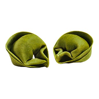 Massa Recheada Grantortellone Verde Ricotta/Espinafres Congelada Lab Cx 3 kg