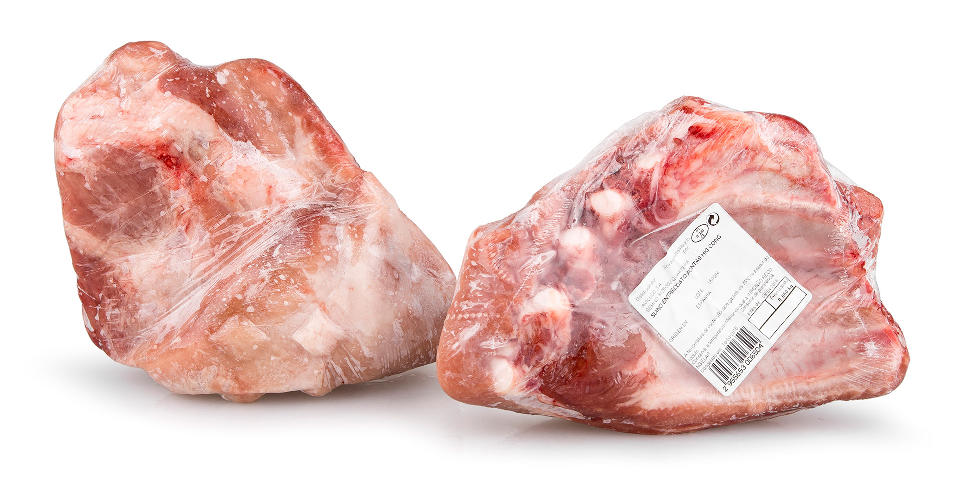 Porco Pontas Entrecosto Higienizado Congelado Uli