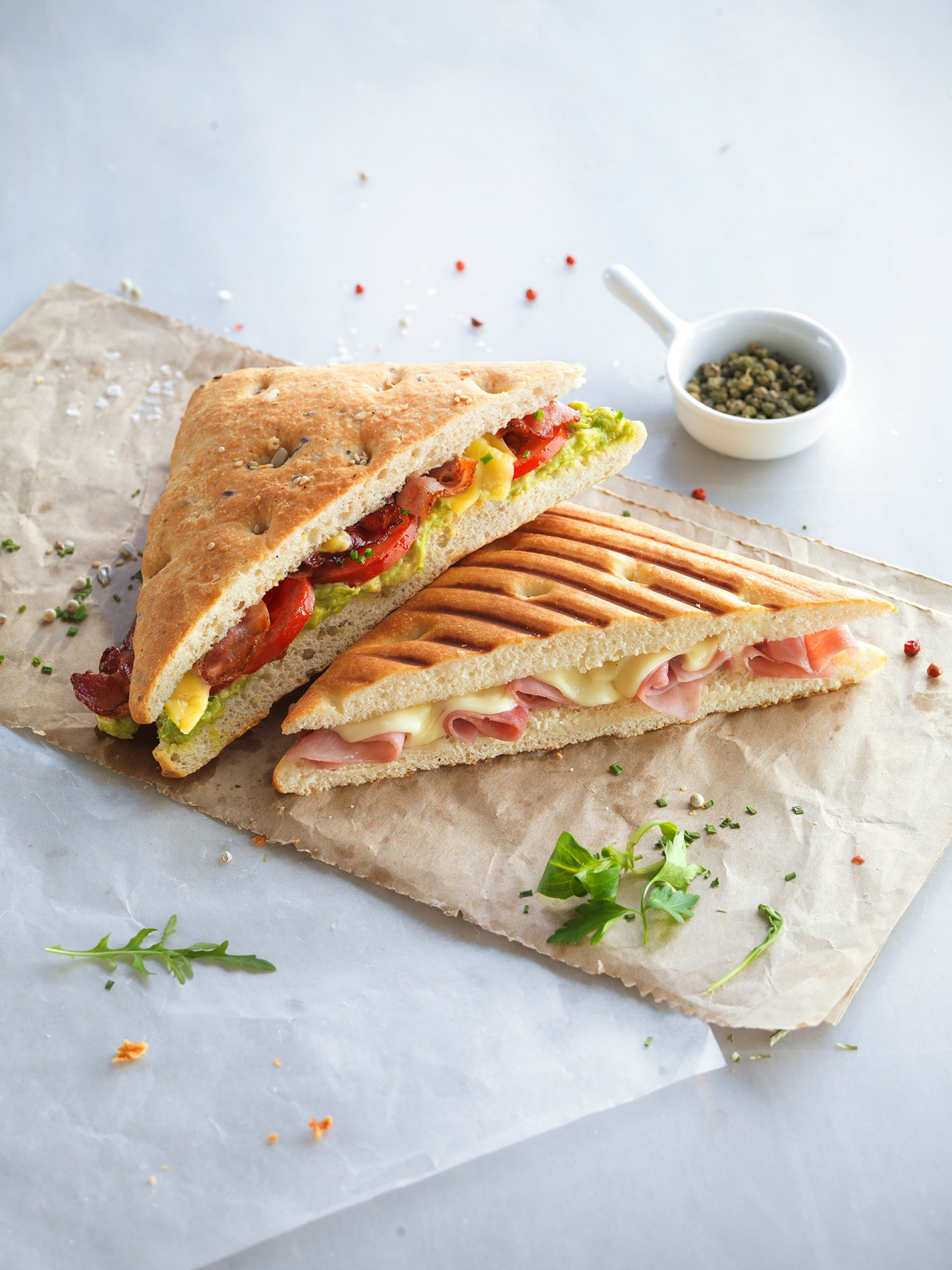 Focaccia Toast Congelada Vandemoortele 16x140 g