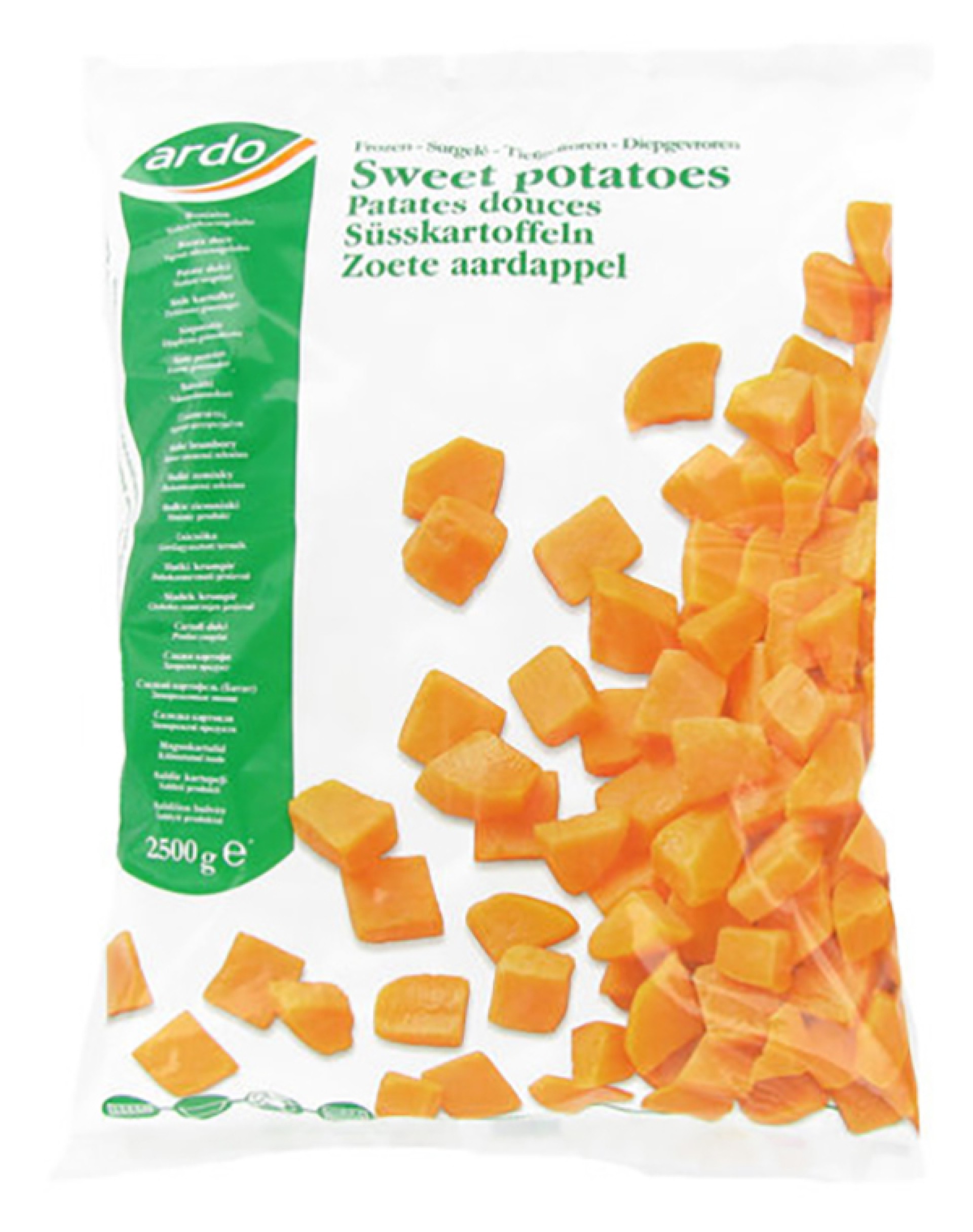 Batata Doce Cubos Congelada Ardo 4x2,5 kg