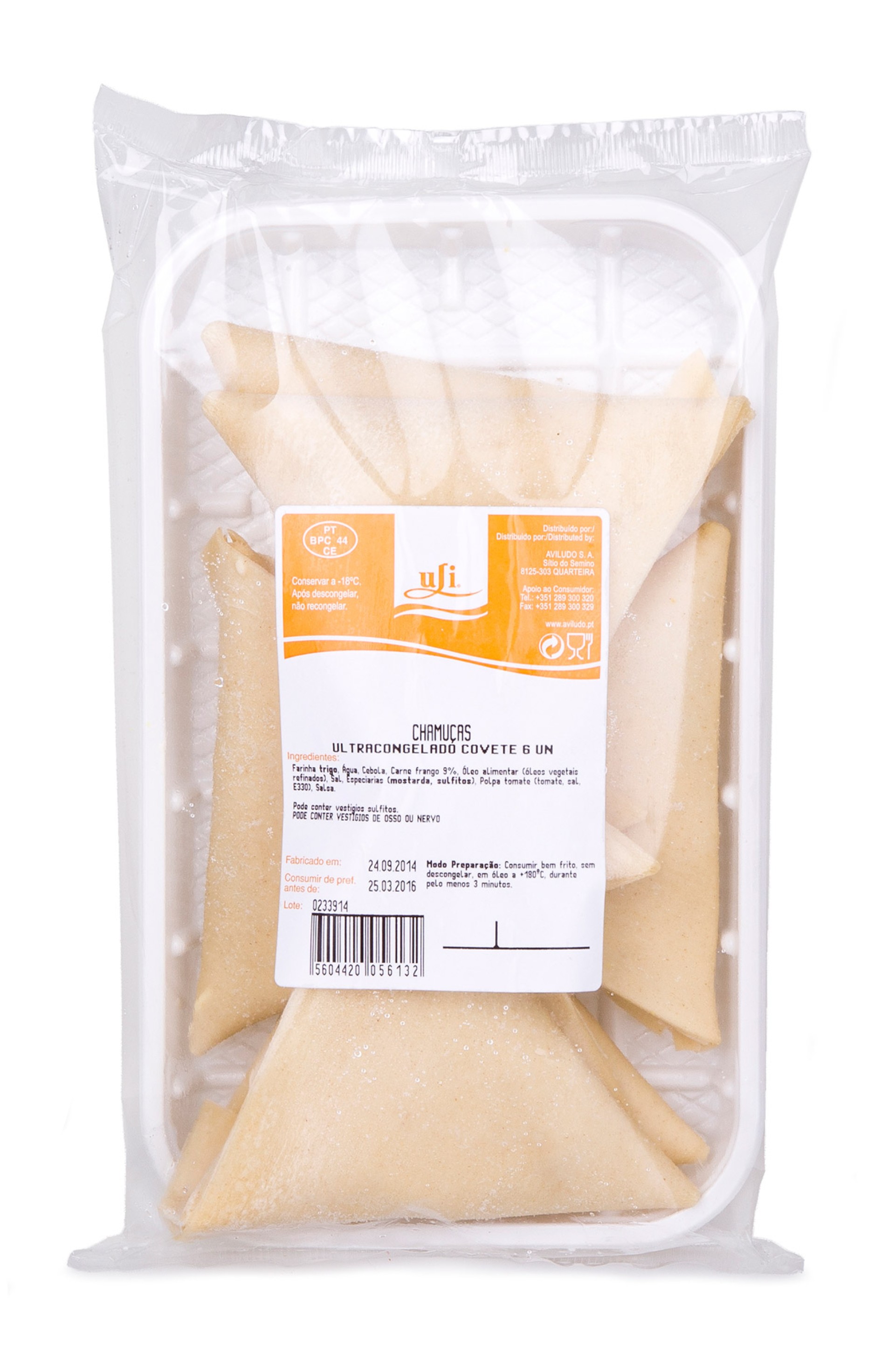 Chamuças Congeladas Uli 8x6 Un Chamuças Congeladas Uli 8x6 Un