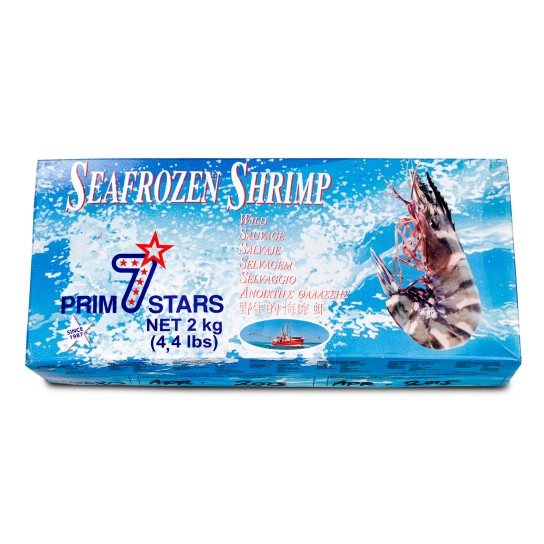 Camar�o Tigre 16/20 Congelado Nig�ria Cx 2 kg