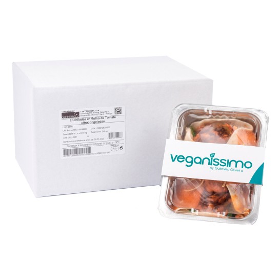 Enchiladas Gratinadas Molho Tomate Vegan Congelado 6x400 g Enchiladas Gratinadas Molho Tomate Vegan Congelado 6x400 g