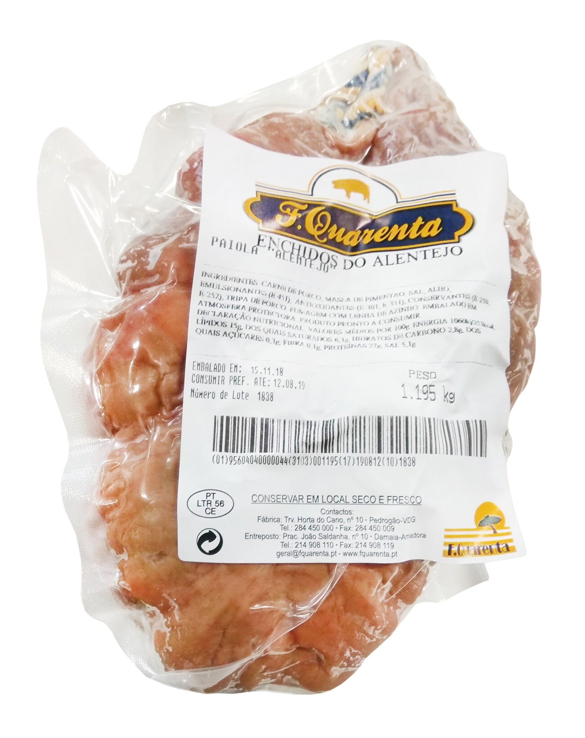 Paiola Tradicional Alentejana F.Quarenta V�cuo