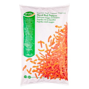 Pimentos Vermelhos Fatias Congelados Ardo 4x2,5 kg