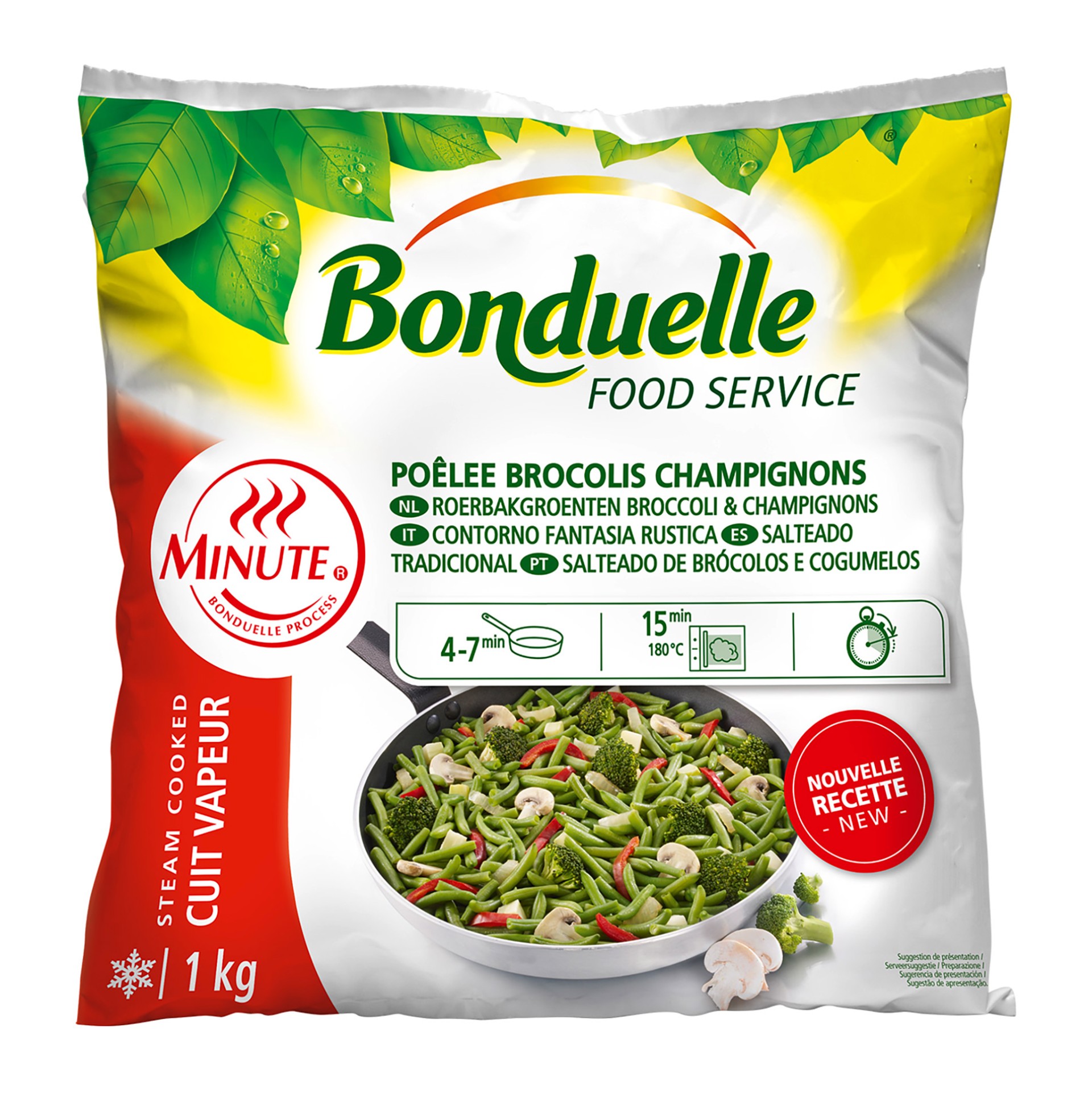 Salteado Br�colos/Cogumelos Congelado Bonduelle 6x1 kg