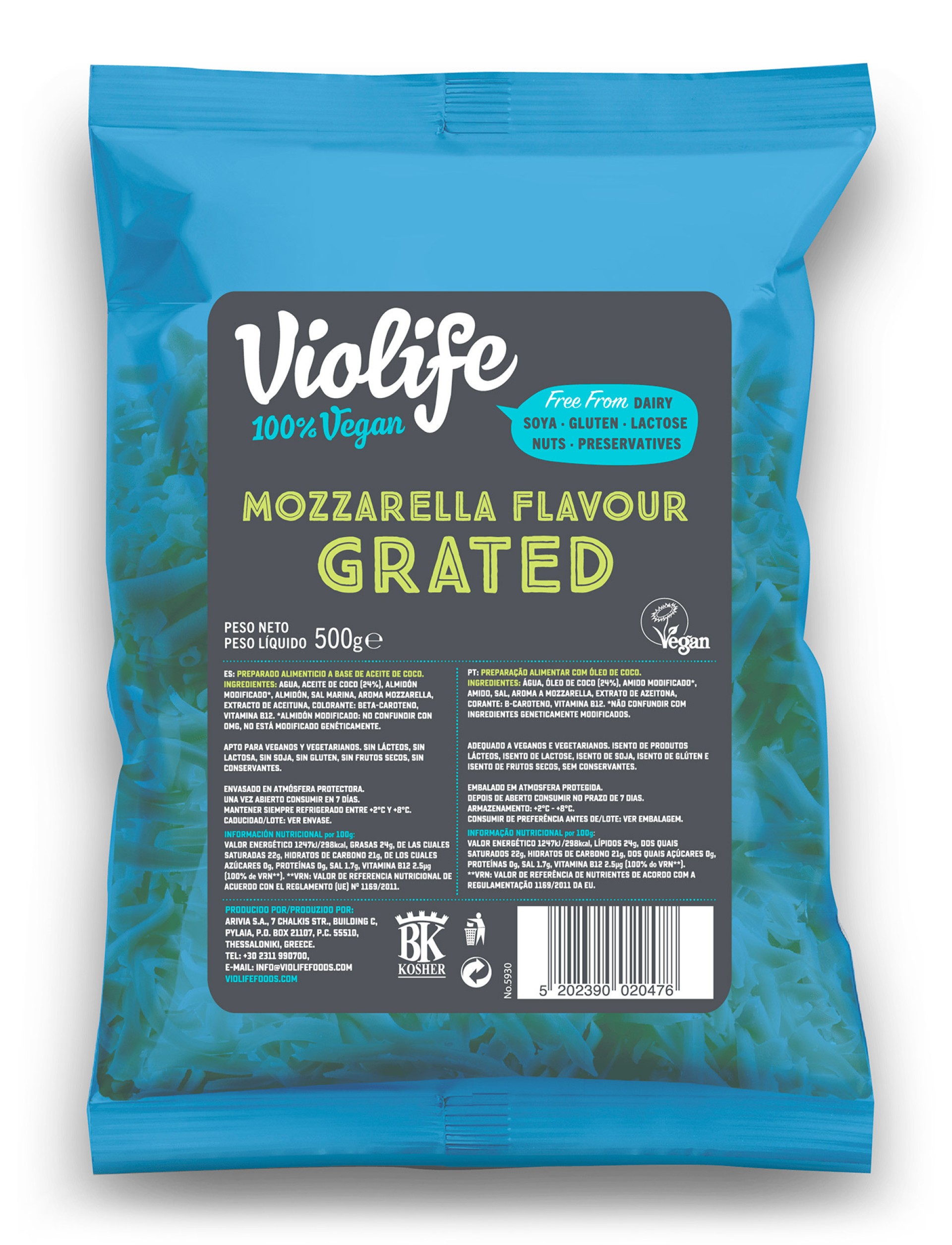 Violife Ralado Mozzarella 5x500 g