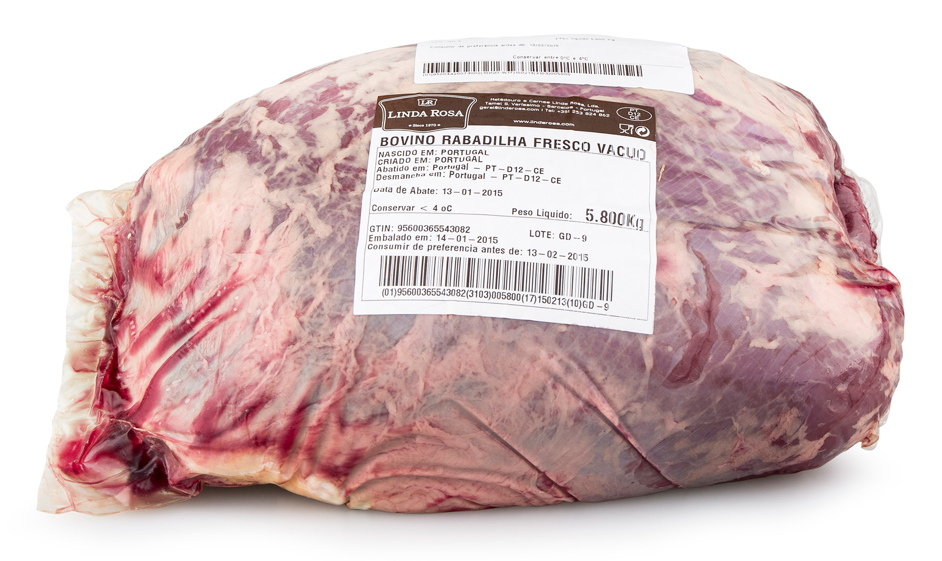 Bovino Rabadilha Fresca Vácuo Bovino Rabadilha Fresca Vácuo