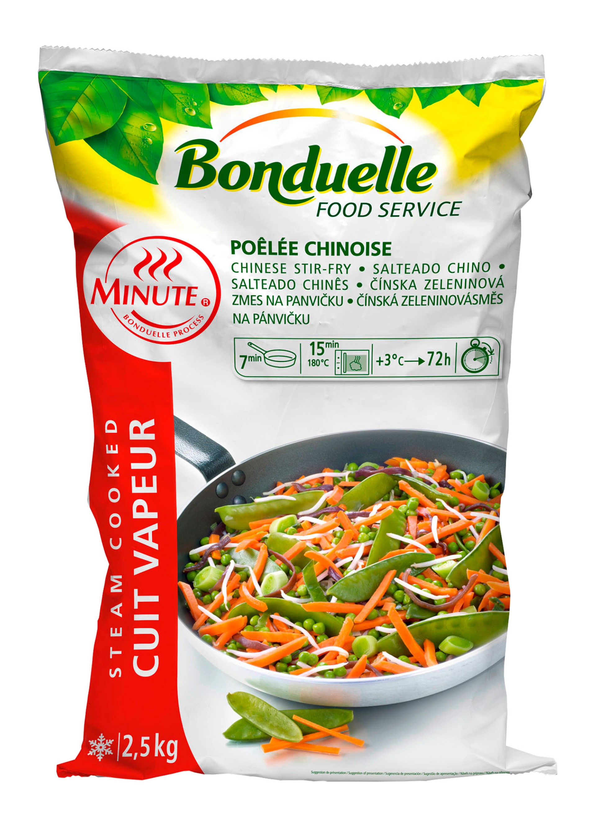 Salteado Legumes Chin�s Congelado Bonduelle 4x2,5 kg