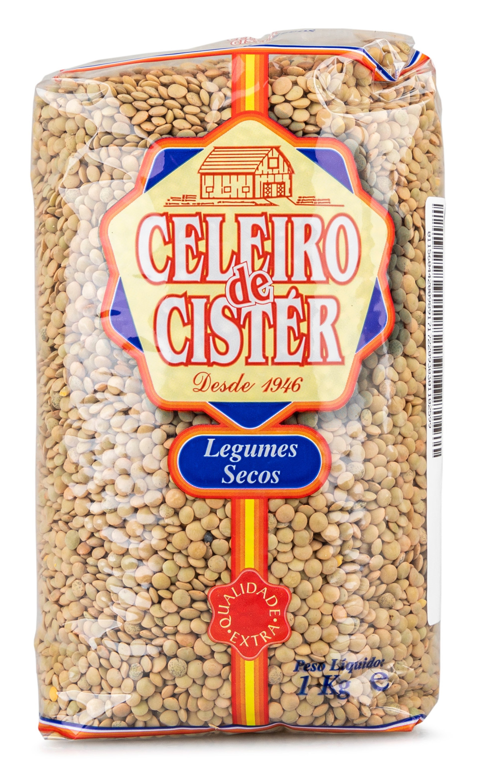 Lentilhas Verdes Saco 1 kg