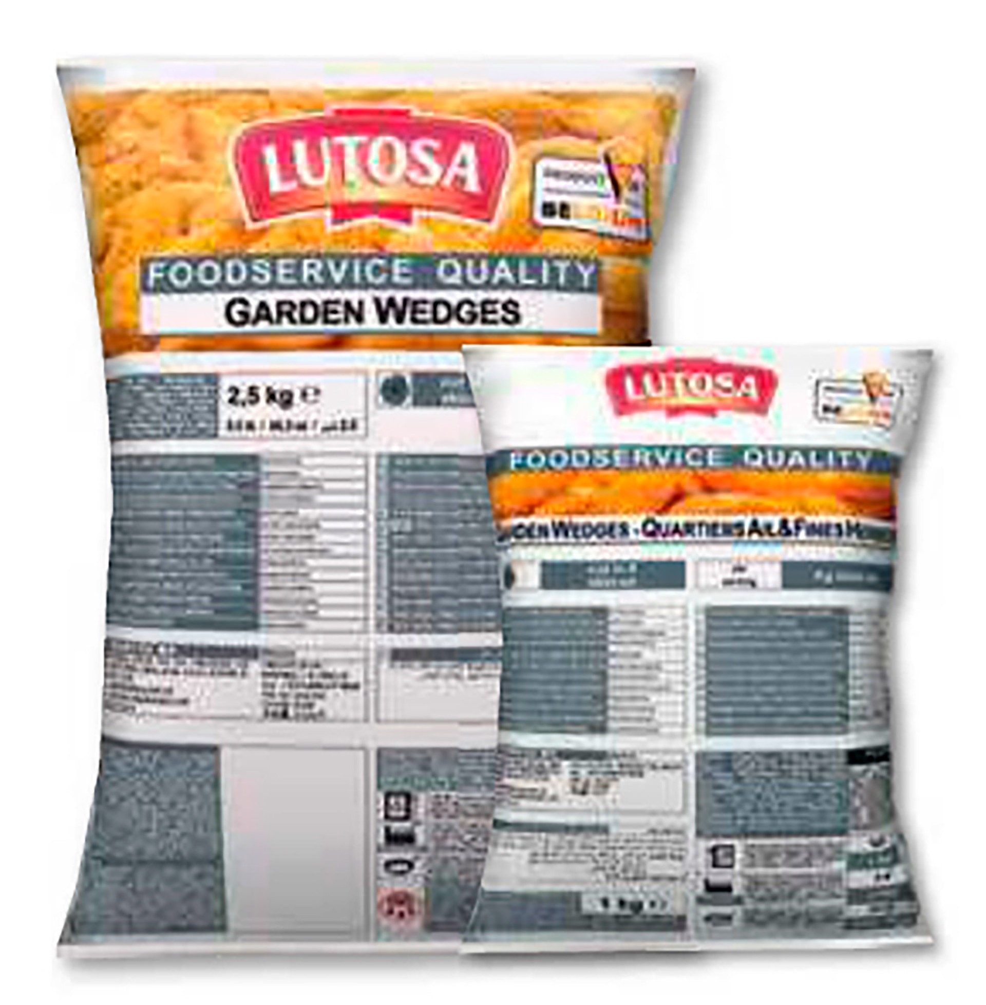 Batata Gomos c/ Pele Ervas Congelada Lutosa 4x2,5 kg