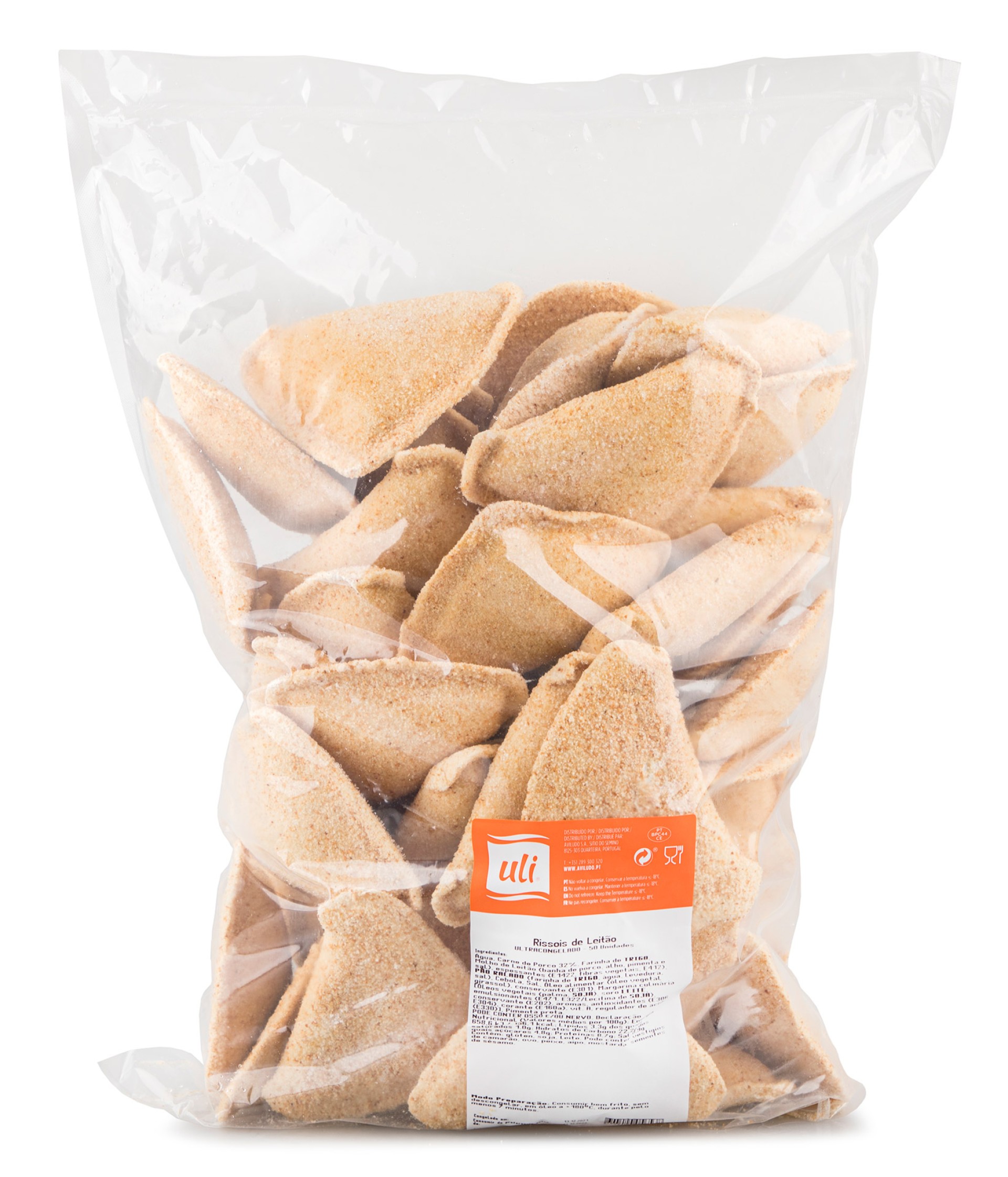 Rissóis Leitão Grandes Congelados Uli Cx 50 Un Rissóis Leitão Grandes Congelados Uli Cx 50 Un