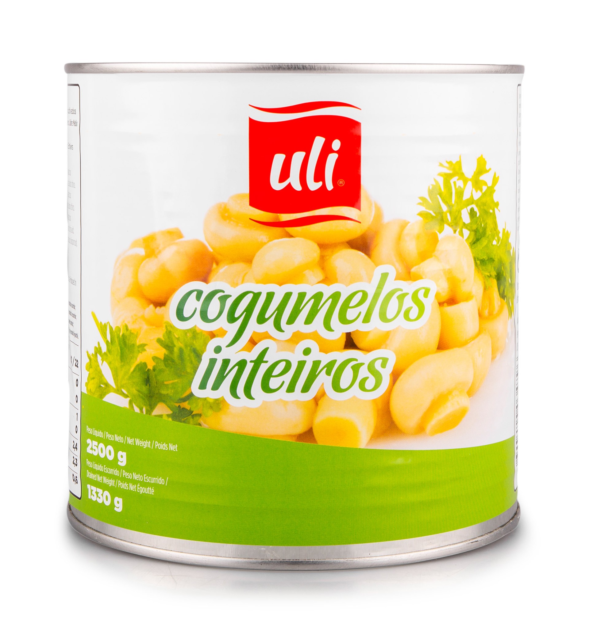 Cogumelos Inteiros Uli Lata 3x2,5 kg