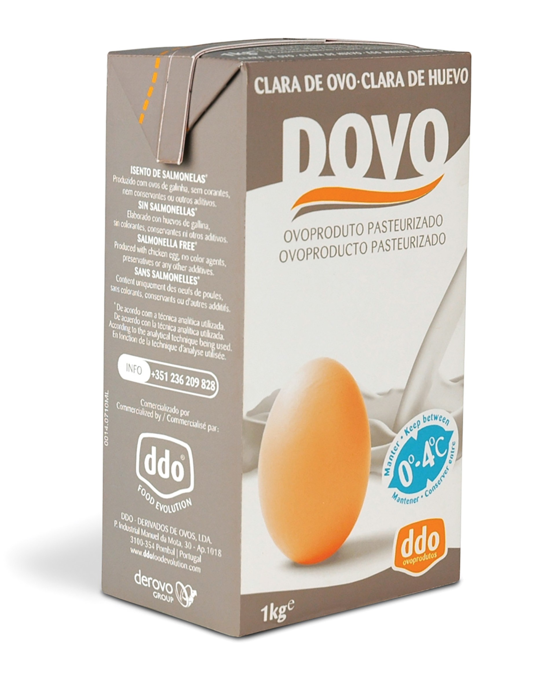 Ovo L�quido Pasteurizado Clara DOVO 10 kg