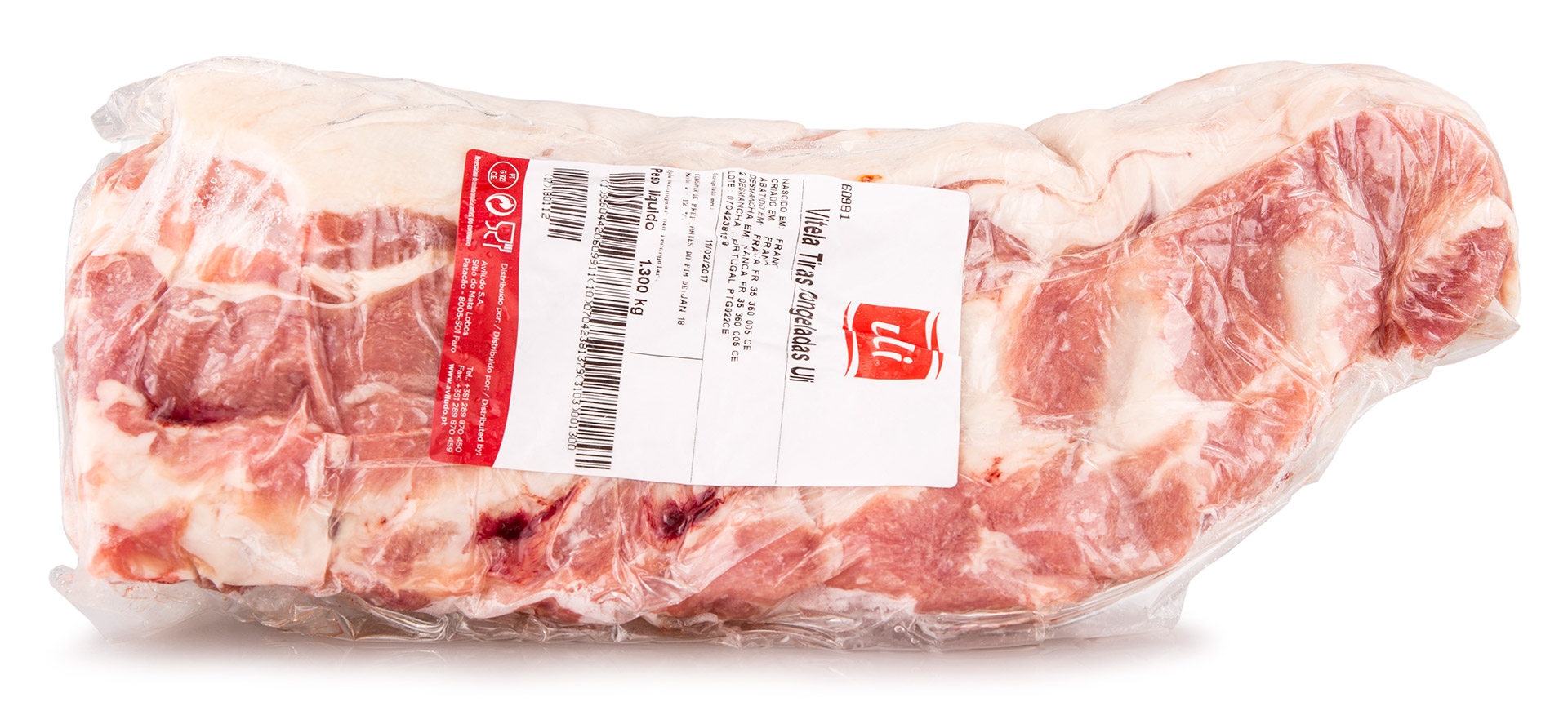 Vitela Tiras Congeladas Uli