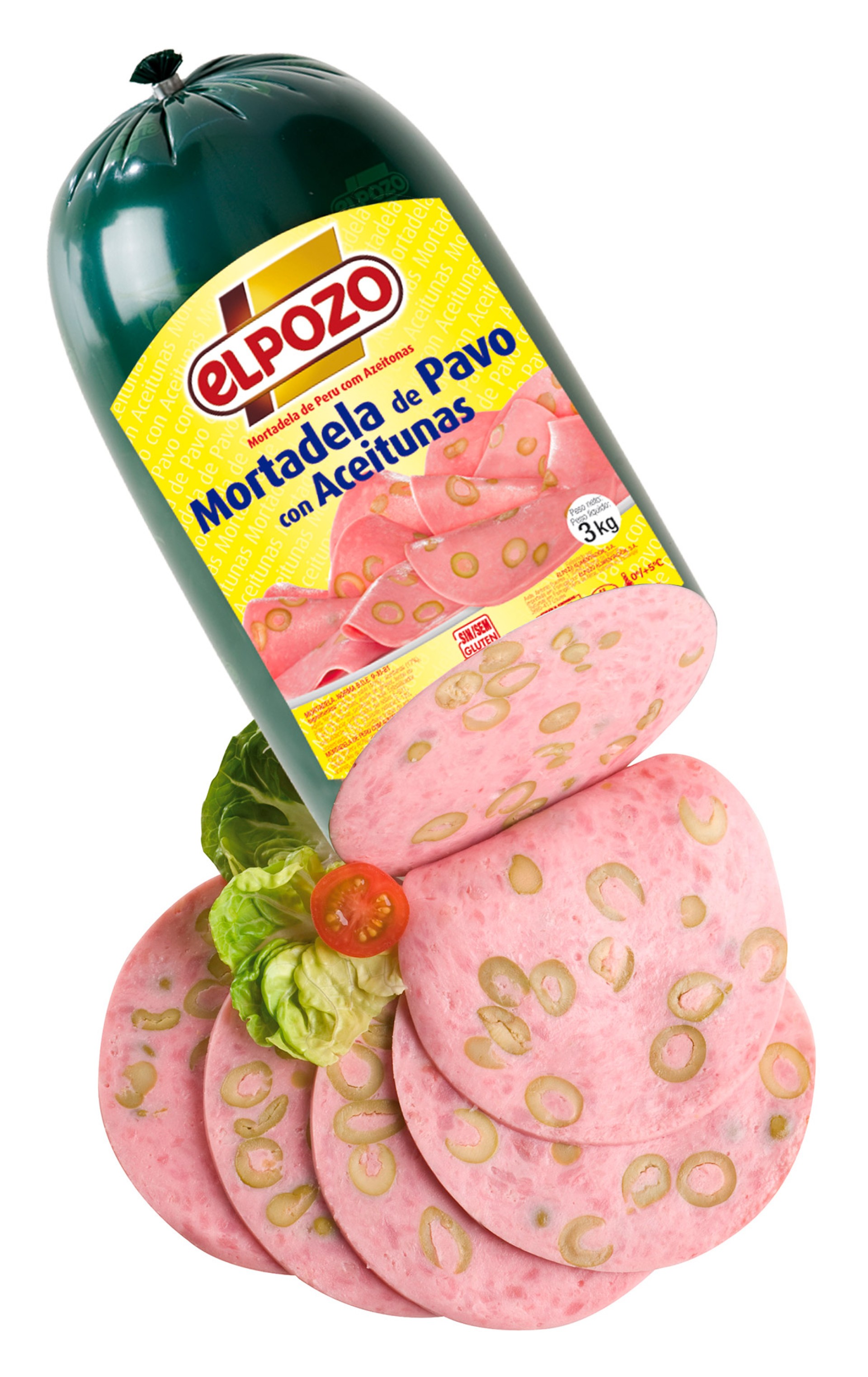 Mortadela Peru c/ Azeitonas ElPozo 3,5 kg