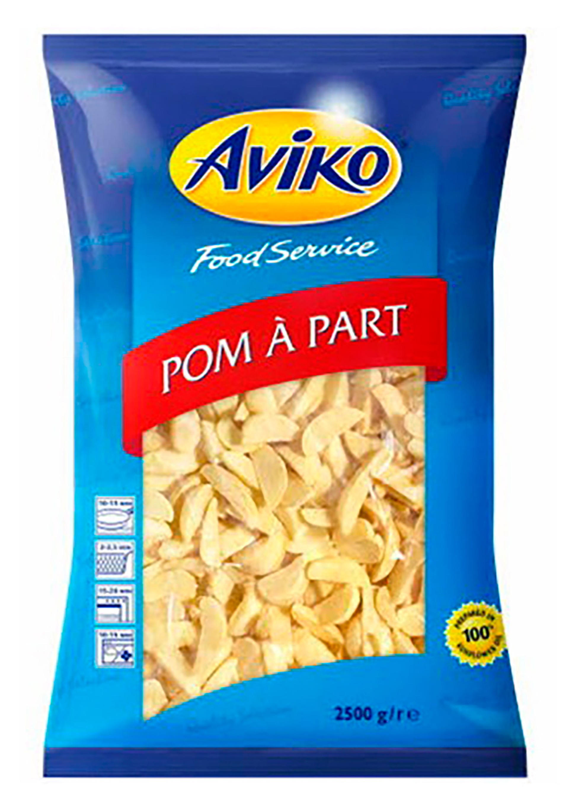 Batata Gomos s/ Pele Congelada Aviko Cx 4x2,5 kg Batata Gomos s/ Pele Congelada Aviko Cx 4x2,5 kg