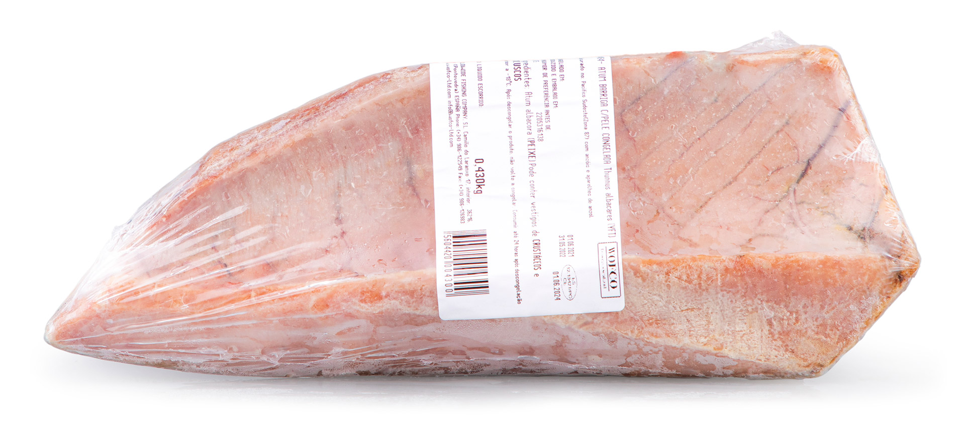 Atum Barriga c/ Pele Congelado V�cuo