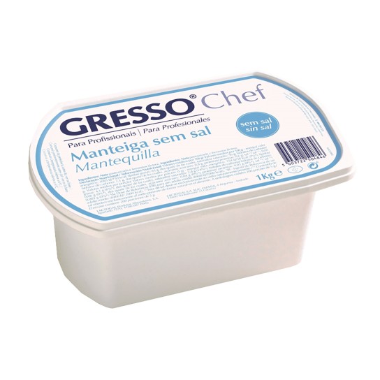 Manteiga s/ Sal Gresso Chef 6x1 kg