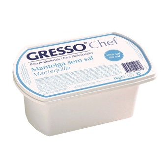 Manteiga s/ Sal Gresso Chef 6x1 kg