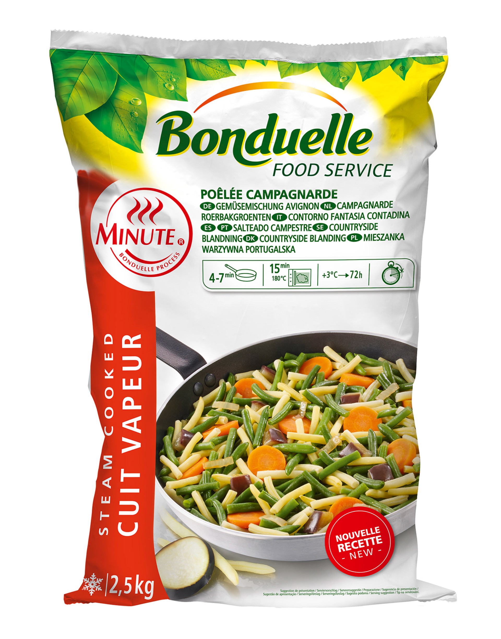 Salteado Legumes Campestre Congelado Bonduelle 4x2,5 kg Salteado Legumes Campestre Congelado Bonduelle 4x2,5 kg