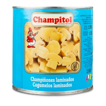 Cogumelos Cortados Champitol 6x2,5 kg