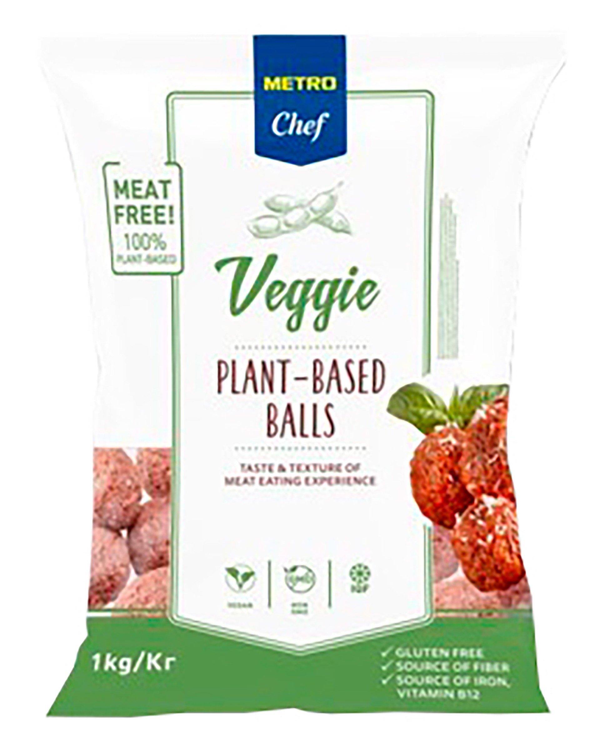 Alm�ndegas Veggie Congeladas METRO Chef 1 kg