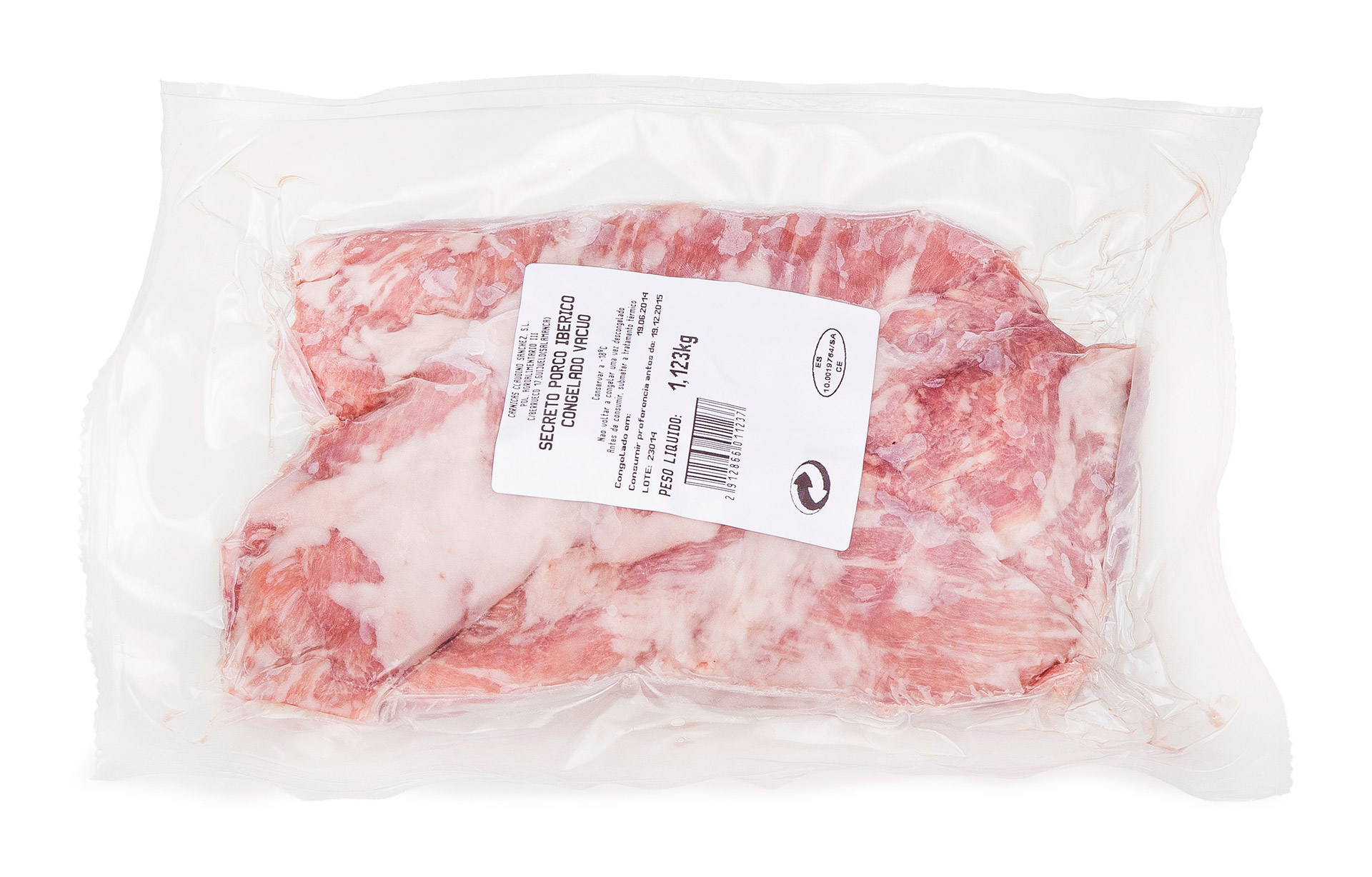 Porco Secreto Ibérico Congelado Vácuo Porco Secreto Ibérico Congelado Vácuo